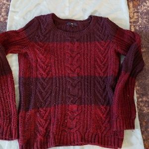 Cable sweater